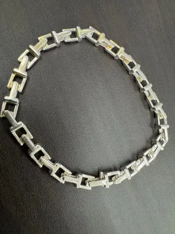 실버 925 소재 T 체인 팔찌