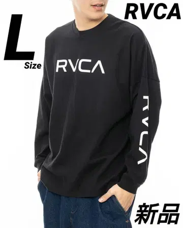 RVCA 루카 남성용 긴팔 T셔츠 L 사이즈 새상품 빅 실루엣