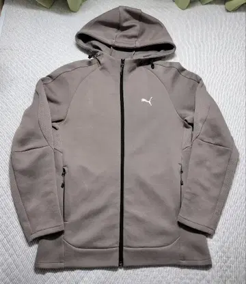 푸마 puma 테크 후드티 그레이