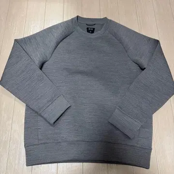 UNIQLO 종이상자 니트 풀오버 그레이 S