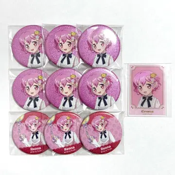 프리파라 레오나 꽃 축제 캔뱃지 아크릴 카드