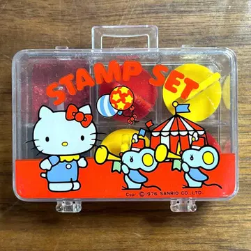 산리오 키티 스탬프 당시 물건 1976년 제작