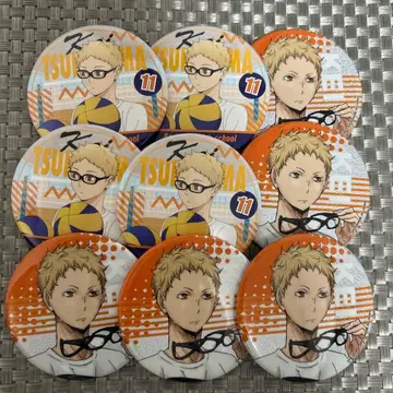 츠키시마 케이 캔뱃지 9개 세트