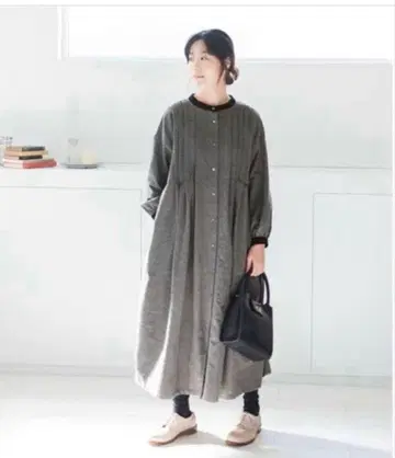 TUTIE 코튼 혼방 기모 2way 원피스