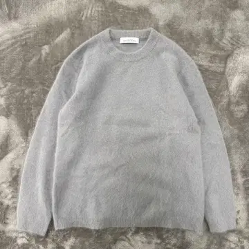 그린 라벨 릴랙싱 퍼지 헤어리 니트 크루넥