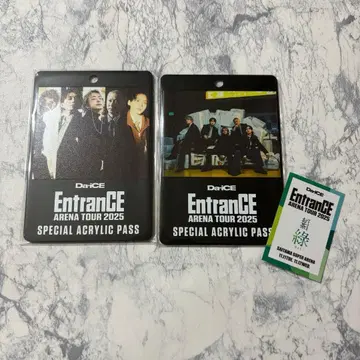 Da-iCE EntranCE 아크릴 패스 사이타마 & 스티커