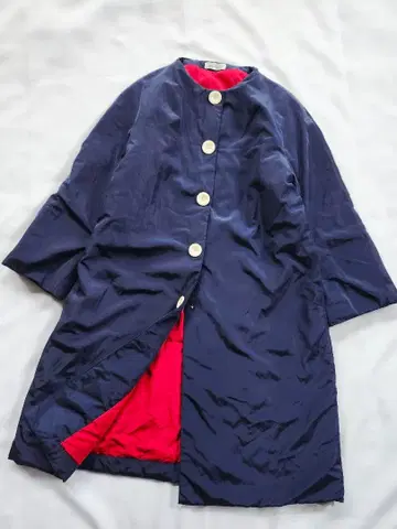 [새상품] 마치코진토 발수 충전솜 롱 코트 노카라