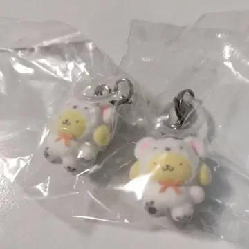 산리오 메지루시 액세서리 복슬복슬 스노우 폼폼푸딩