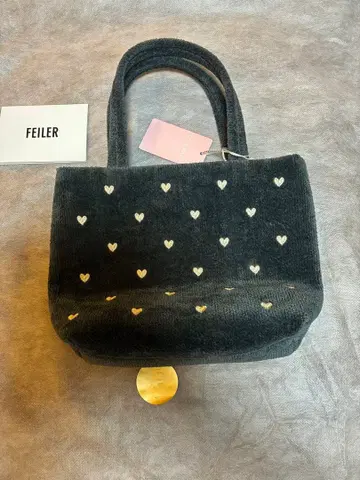 페이러 러브러리 하트 백 그레이 미사용 새상품