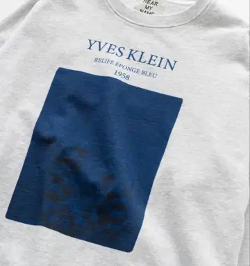 Yves Klein x HEAR MY NAME 오야마 슌 맨투맨 L