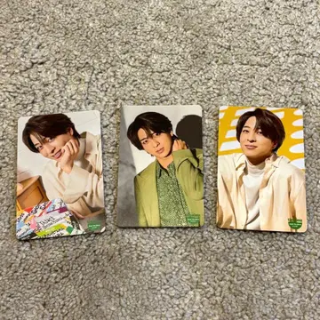 키쿠치 후마 테라니시 타쿠토 트레이딩 카드 3장