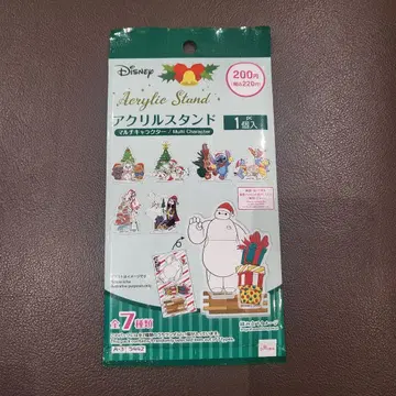 Disney 크리스마스 아크릴 스탠드 스티치 101마리 강아지 2개 세트