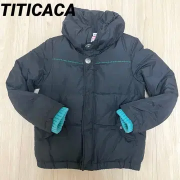 티티카카 새상품급 다운 자켓 스탠드 카라 블랙