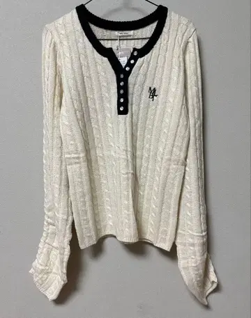 emily billet 케이블 니트 XL 아이보리