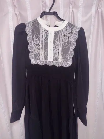 AnMILLE 요크 레이스 수플레 원피스