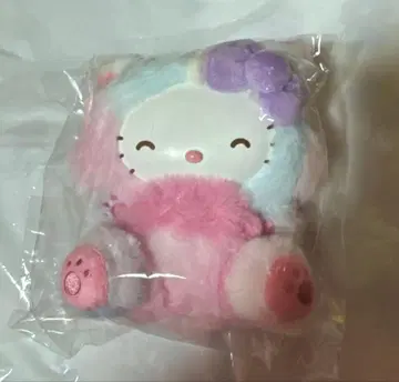 헬로키티 파인 페이스 캣 레인보우 봉제 인형
