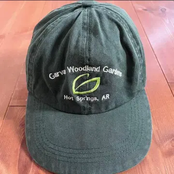 빈티지 캡 USA 기업 로고 90s 그린