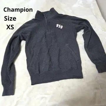 [오샤레 Champion] 그레이 플리스 지퍼 트레이닝복 사이즈 XS