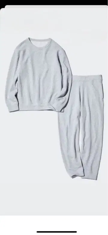 그레이 맨투맨 세트 S 사이즈