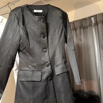 블랙 테일러드 자켓