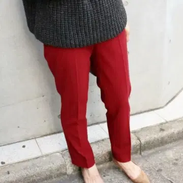 IENA 이에나 조젯 스트레치 스틱 팬츠 니트 블라우스