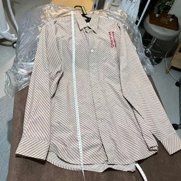 논리 스트라이프 긴팔 셔츠 M