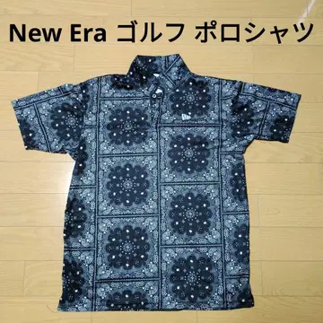 New Era 반다나 패턴 피케 셔츠