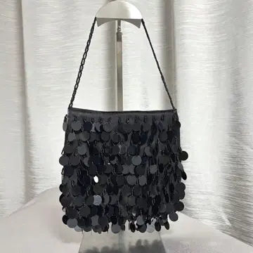 새상품급 파티백 스팽글 블랙 비즈