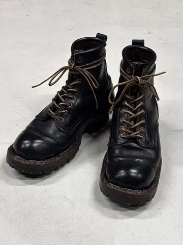 화이트 부츠 스모크 점퍼 크롬 엑셀 7.0D 구형 로고