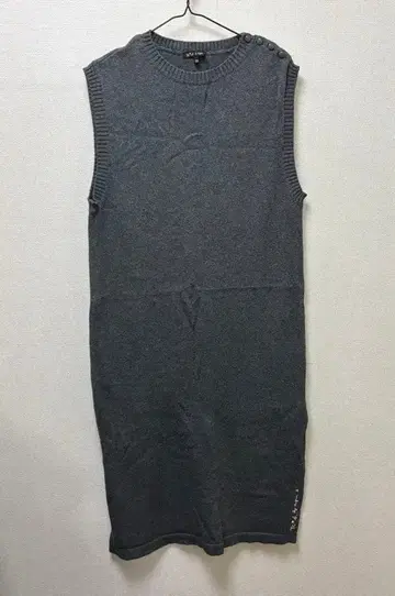 투 비 바이 에네스베 슬리브리스 롱 니트 원피스 그레이