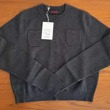 CABaN 코튼 캐시미어 크루넥 가디건