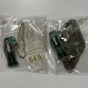 나카무라 토모야 무대 아웃 오브 오더 굿즈 아크릴 참 키링 2종