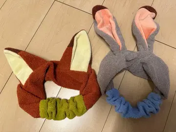 주토피아 주디 닉 헤어밴드