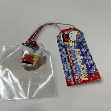 헬로키티 린도호 패밀리 목장 스트랩 끈 산리오 레어