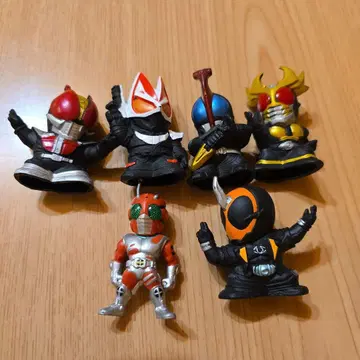 가면라이더 피규어 6체 세트