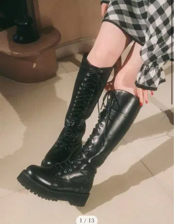 bubbles 로우힐 롱 부츠