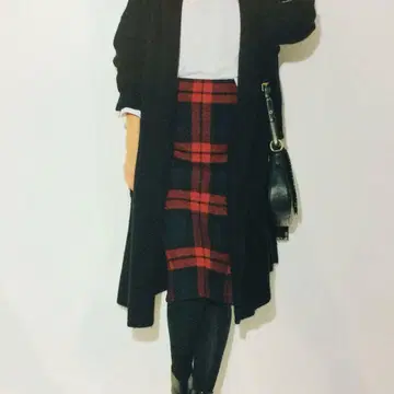 오닐 오브 더블린 타이트 스커트 펜슬 체크 유나이티드 애로우즈