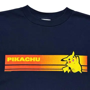 레어 XL 90's POKEMON 피카츄 T셔츠 TULTEX 바디