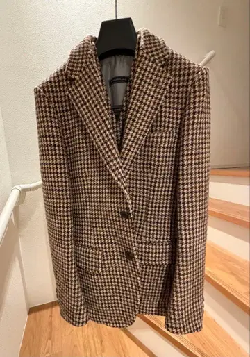 TOMORROWLAND 해리스 트위드 테일러드 자켓 베스트 44