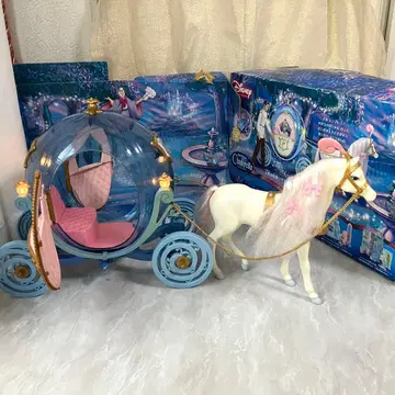디즈니 프린세스 신데렐라 꿈의 마차 MATTEL 바비 포함