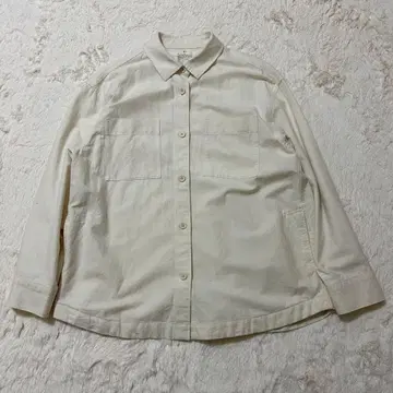 아이보리 셔츠 긴팔 MUJI