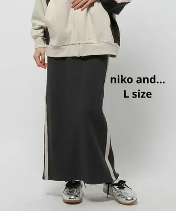 니코앤드 모듬 사이드 리브 스커트 L