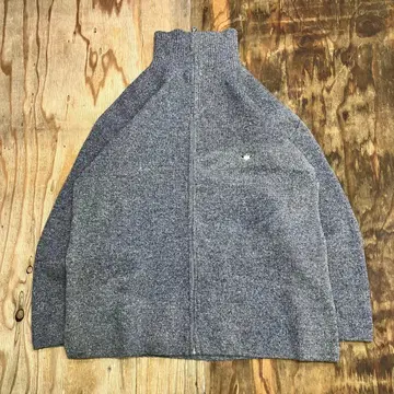 90s 네프 드라이버즈 니트 프랑스제 자켓 블루 그레이