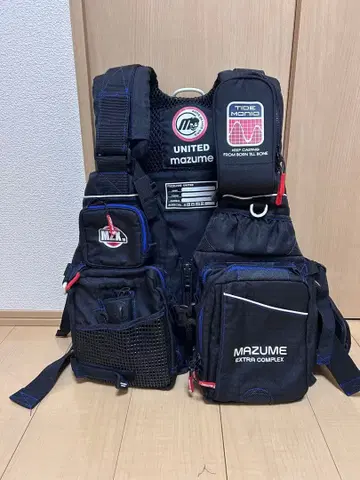 MAZUME EXTRA COMPLEX 블랙 구명 조끼