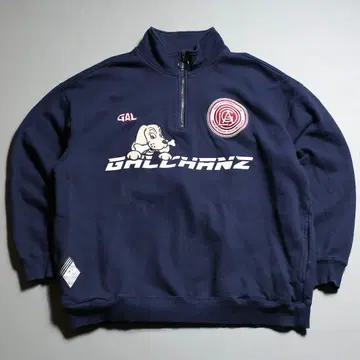 디자인 GALFY 'GALCHANZ' Half Zip Sweat
