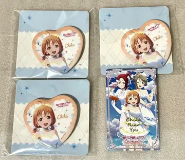 러브 라이브 하트형 캔뱃지 캔뱃지 모리 판타지 한정판 타카미 치카