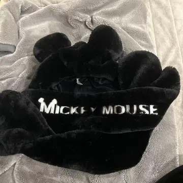 디즈니 미키 머플러캡 블랙