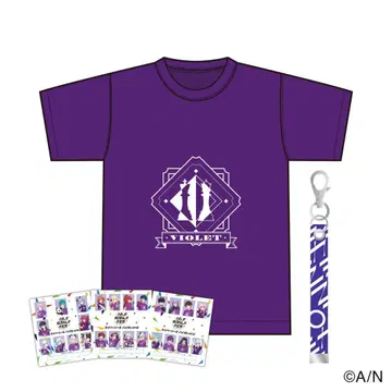 [ 새상품 미개봉 ] 니지산지 페스티벌 2023 T셔츠 세트 바이올렛