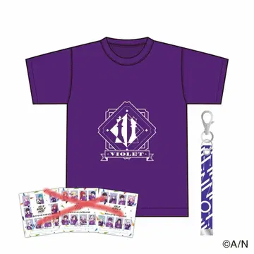 [ 새상품 미개봉 ] 니지산지 페스티벌 2023 T셔츠 세트 바이올렛