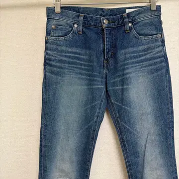 [ 레어 구하기 어려움 ] 하이크 데님 팬츠 인디고 데미지 가공